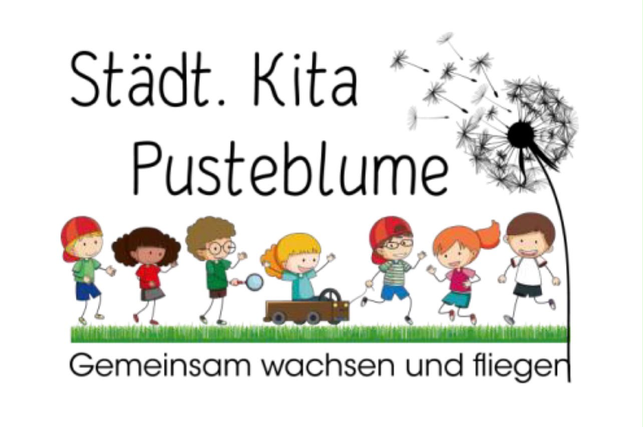 Städtische Kita Pusteblume in den Auwiesen Logo
