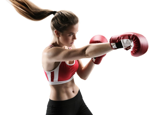 Kickbox Training Action